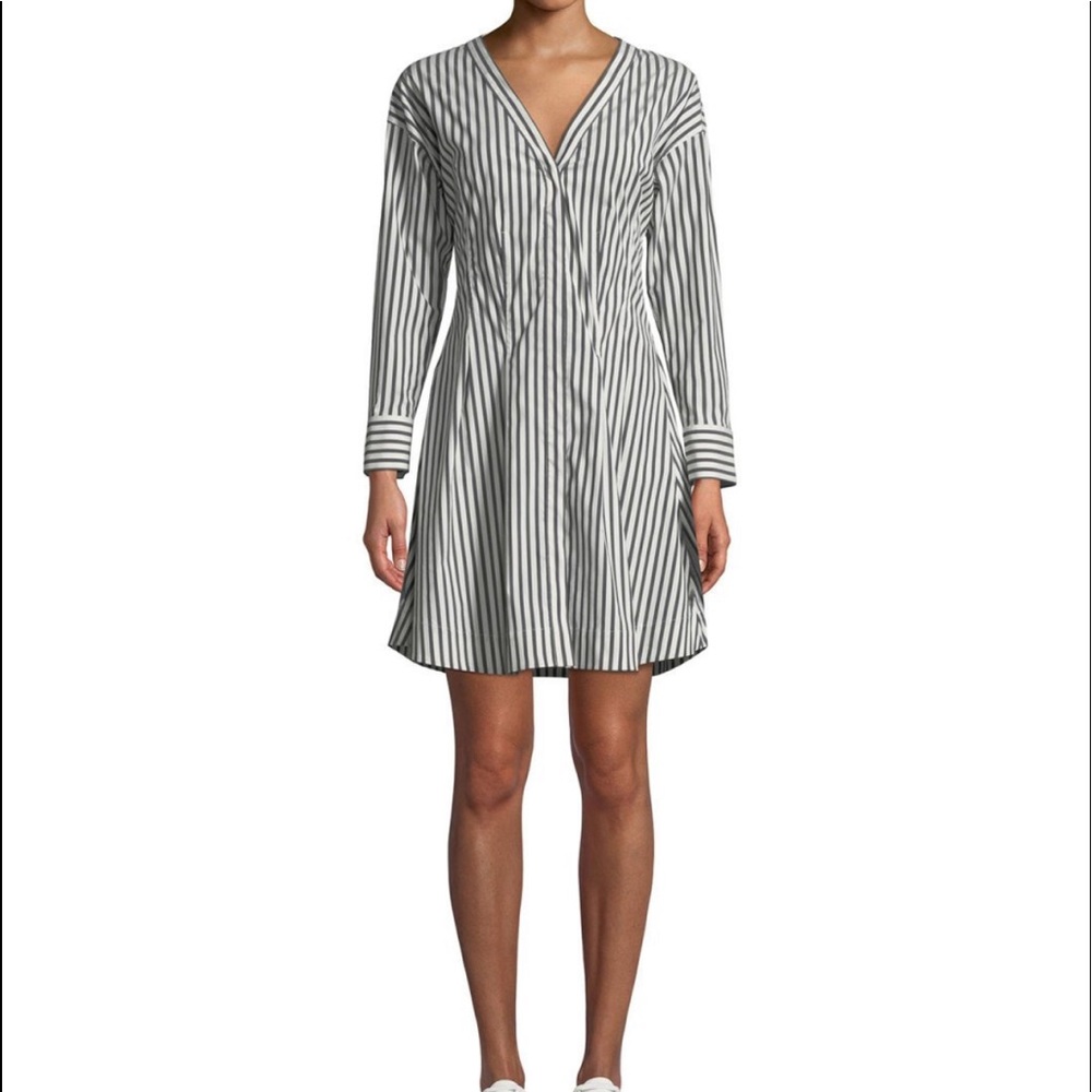 THEORY Button Down Dress Sz 4 NEW